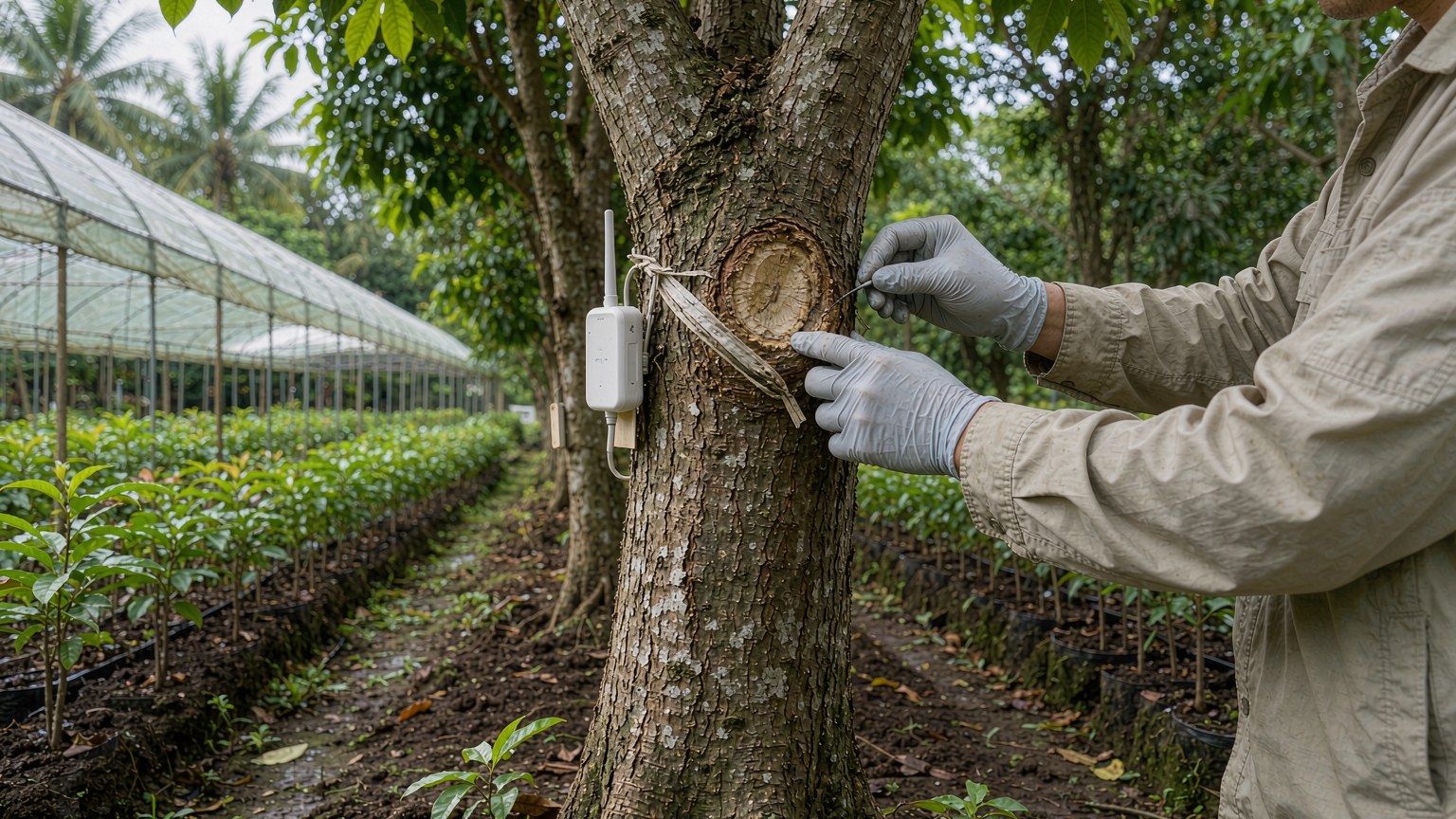 科技赋能结香:芯片谐振技术试水奇楠种植,成效仍待第三方验证