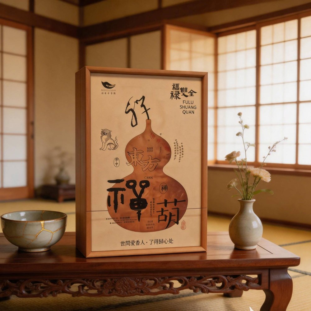 福禄双全 · 海南虫漏 & 越南芽庄 双管线香礼盒 细节图 4