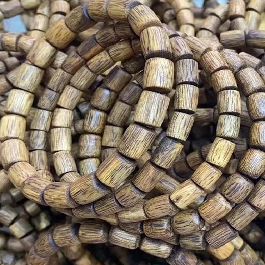 沉香车珠料·原材桶珠